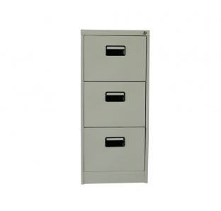 Metal Three Drawer Filing Cabinet | Blue Crown Furniture