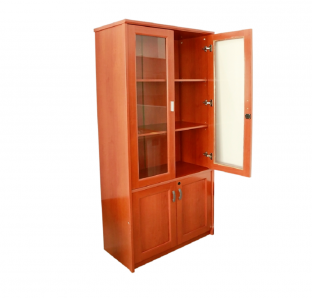 BCF Wooden Full Height Cabinet With Glassdoor