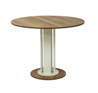 Round Able With Wood Drum Base | Blue Crown Furniture