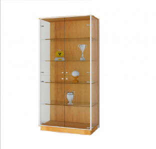 Full Height Cabinet With Glass Swing Door